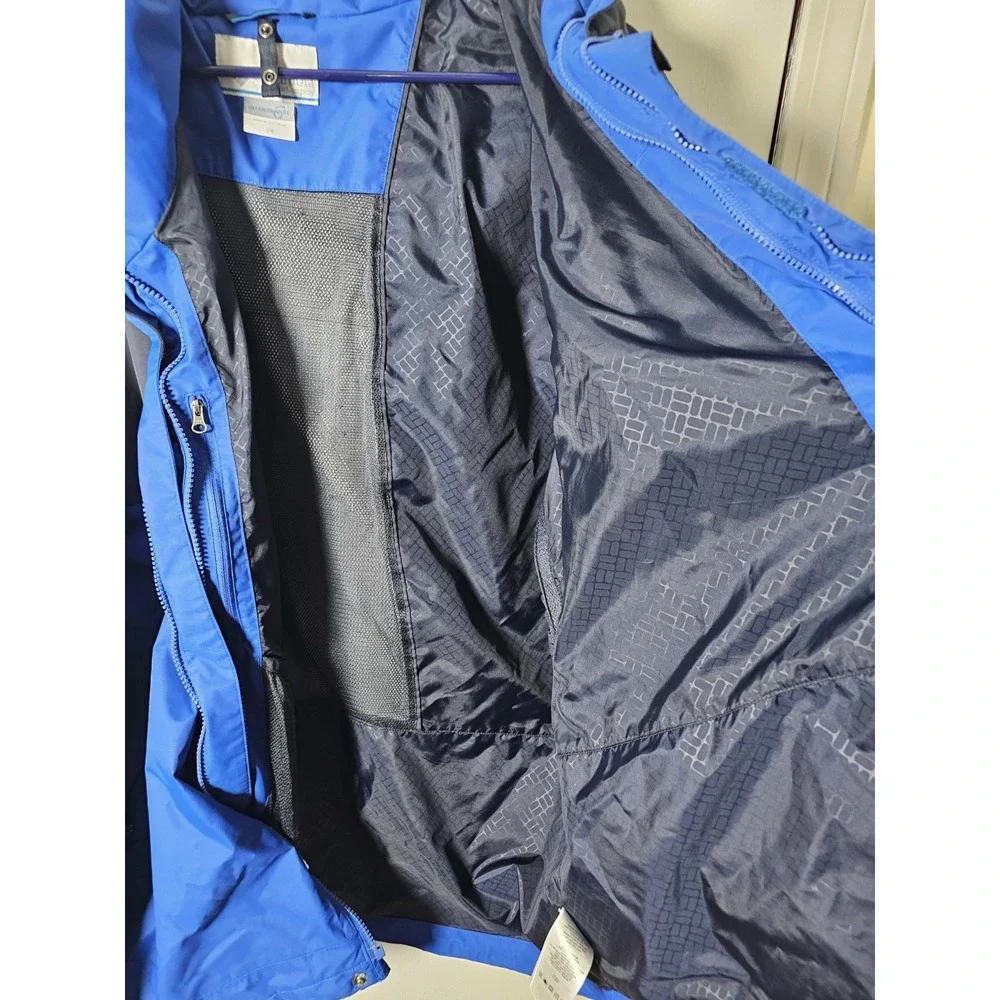 Columbia Whirlibird Omni-Tech Vented Hooded Interchange Jacket Blue Size 3X